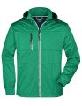 Heren Softshell Jas Daiber Maritime JN1078 Irish Green-Navy-Wit